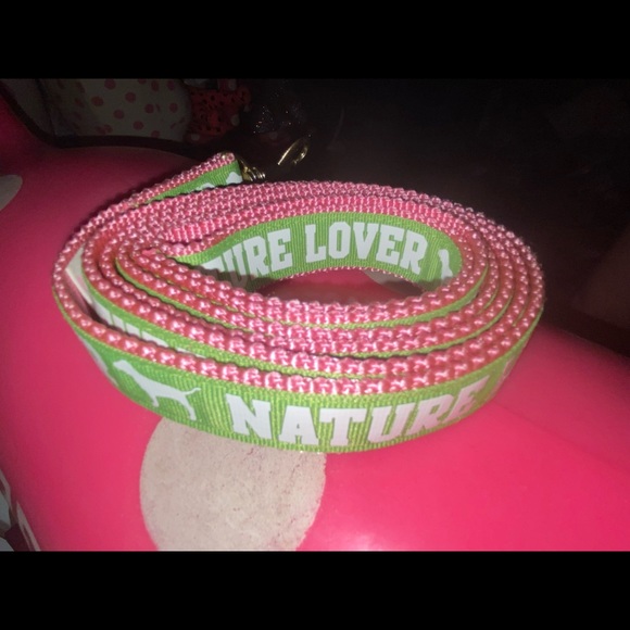 Victoria’s Secret PINK Green Dog Leash RARE UFT? NWT SUPER HARD TO FIND - Picture 4 of 4